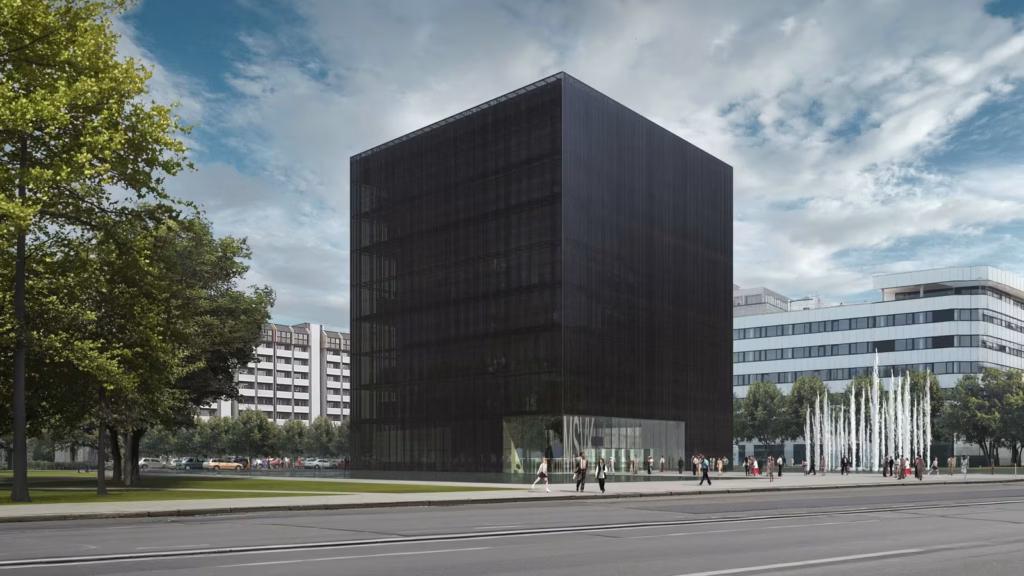 Vizualizace budovy Černé kostky, Kuba & Pilař architekti